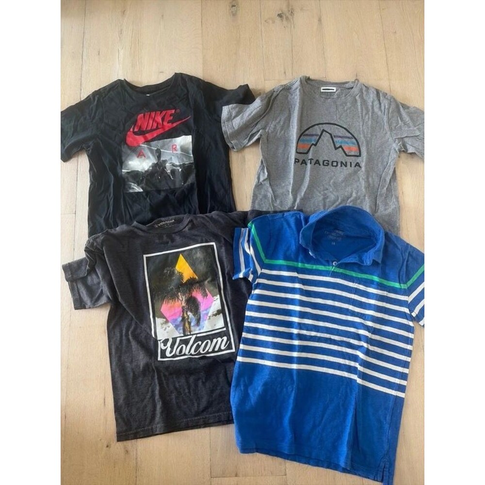 Bundle of Boys Shirts - Nike, J Crew, Volcom, Patagonia - Size Large